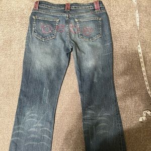 Low rise Bebe jeans